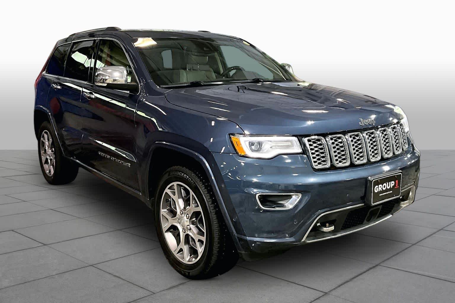 Used 2021 Slate Blue Pearlcoat Jeep Overland image 3