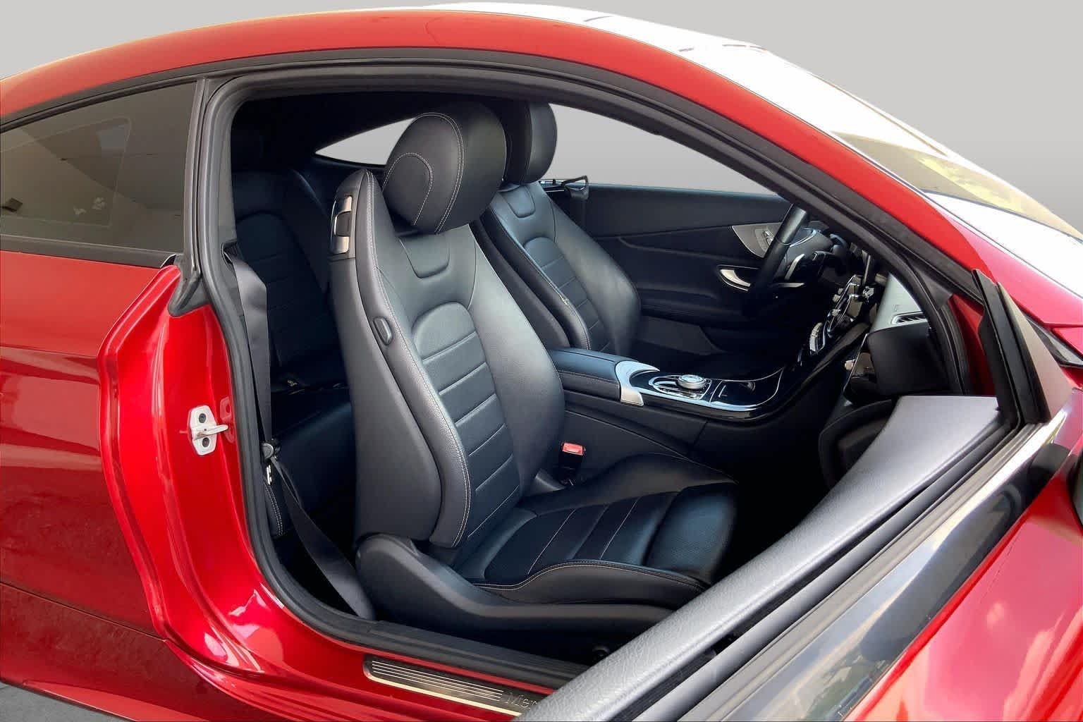 Used 2018 designo Cardinal Red Metallic Mercedes-Benz C 300 image 9