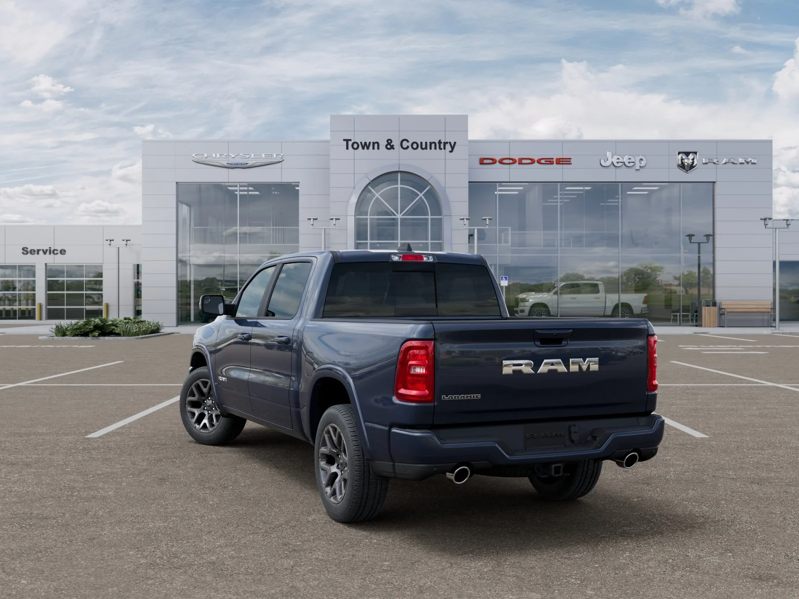 New 2026 Forged Blue Metallic Exterior Paint RAM Laramie image 29