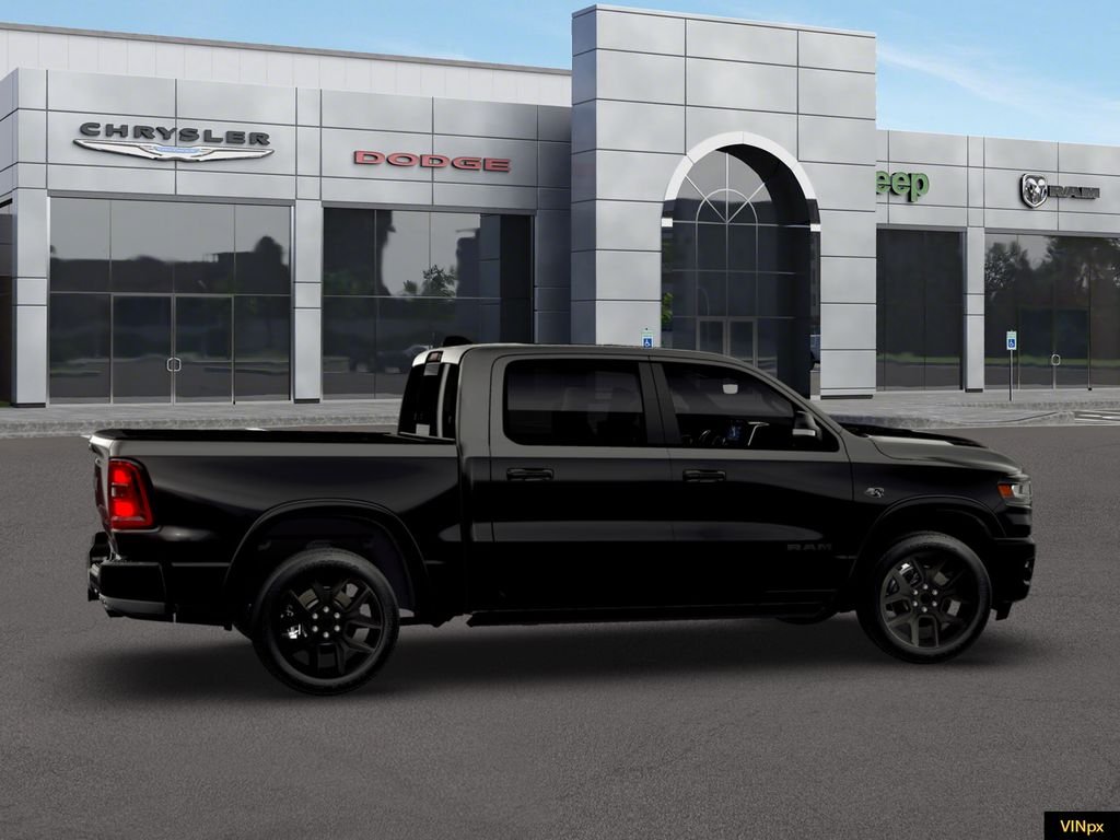 New 2026 Diamond Black Crystal Pearl-Coat Exterior Paint RAM Laramie image 15