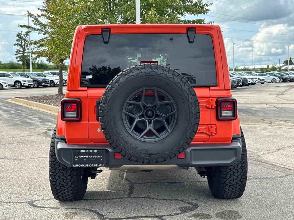 Used 2019 Orange Jeep Unlimited Sahara image 6