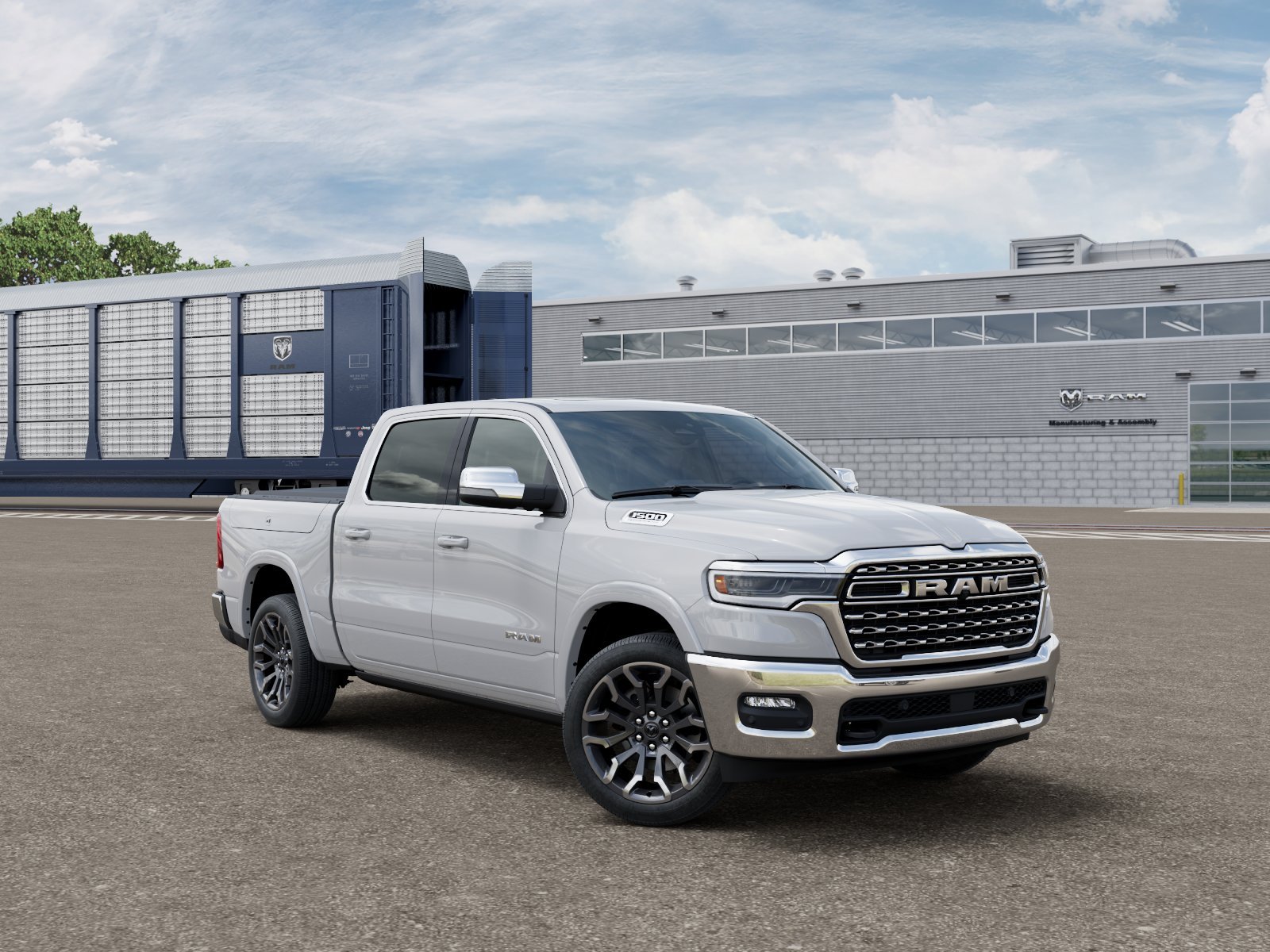 New 2026 Bright White Clear-Coat Exterior Paint RAM Limited image 3