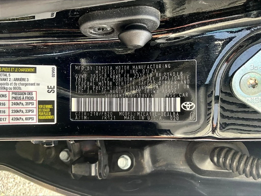 Used 2024 Black Toyota LE image 21