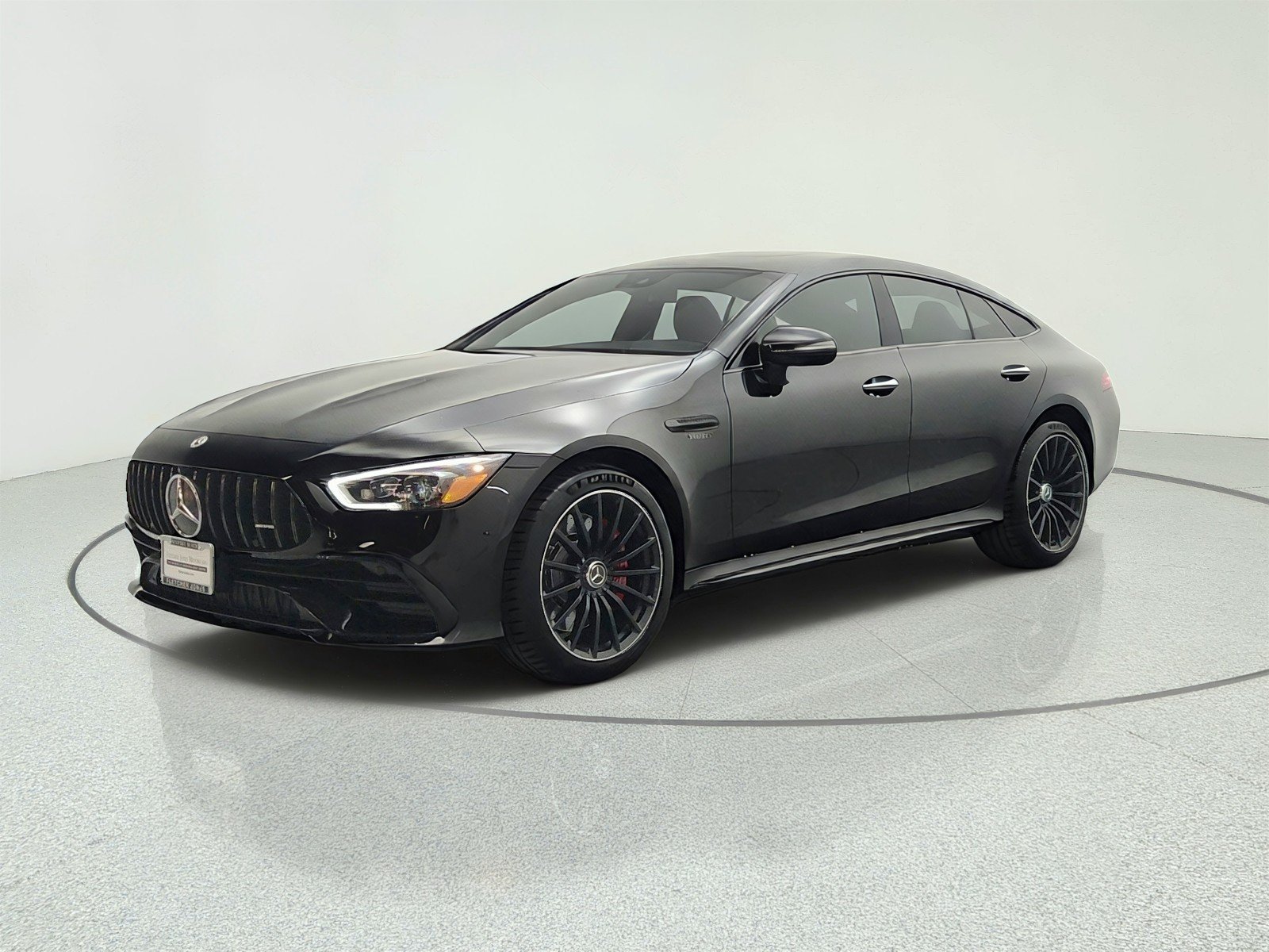 Certified Used 2022 Obsidian Black Metallic Mercedes-Benz AMG® GT 43 4-Door Coupe image 1