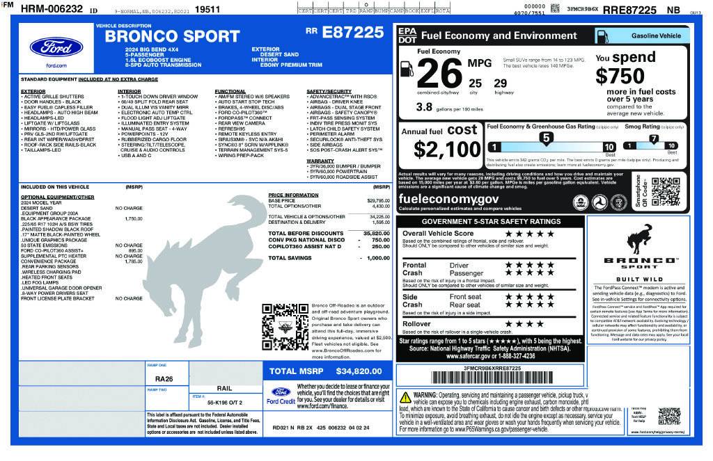 Used 2024 Beige Ford Big Bend image 11