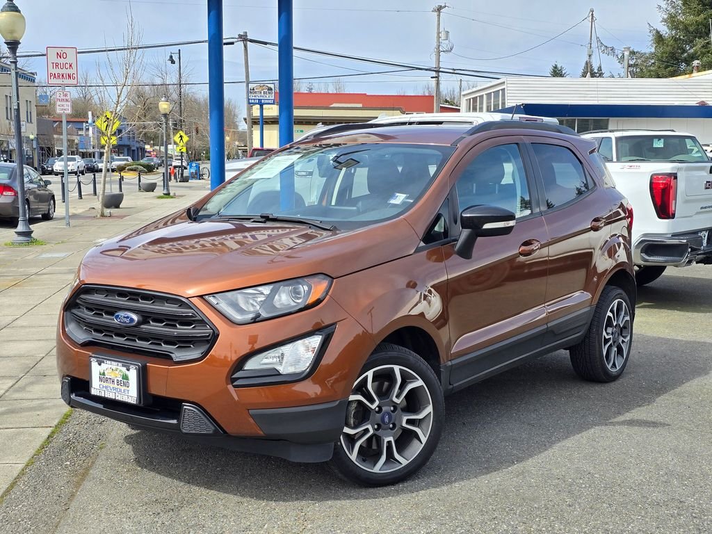 Used 2020 Ford Ecosport SES with VIN MAJ6S3JL0LC332592 for sale in North Bend, WA