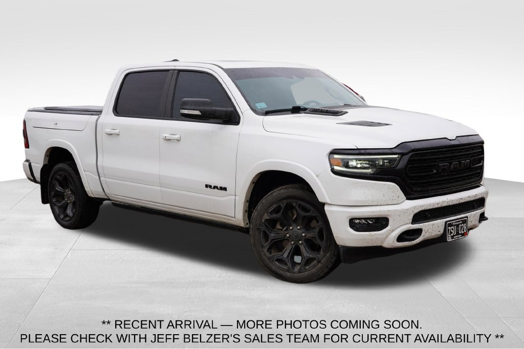 Used 2022 Ivory White Tri-Coat Pearlcoat Ram Limited image 1