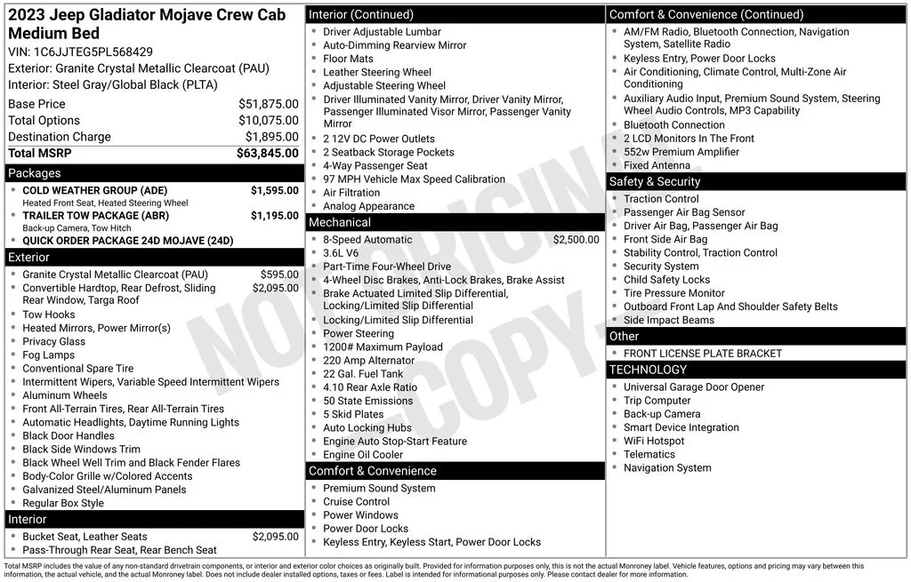 Used 2023 Gray Jeep Mojave image 6