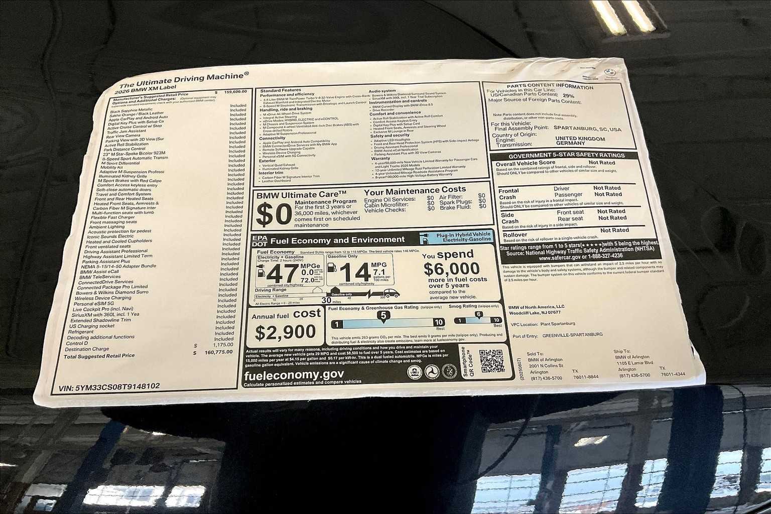 Used 2026 Black Sapphire Metallic BMW Label image 19