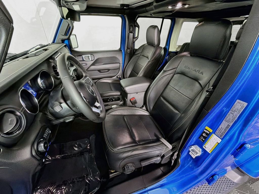 Used 2022 Blue Jeep Unlimited Sahara 4xe image 20