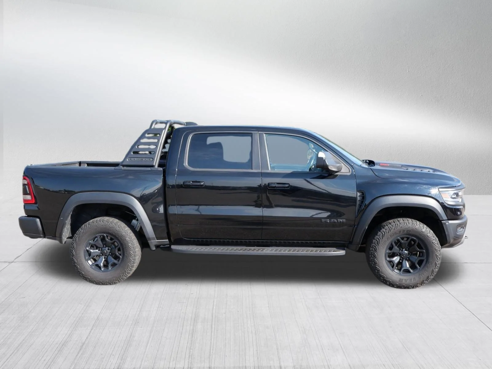 Used 2022 Diamond Black Crystal Pearlcoat Ram TRX image 8