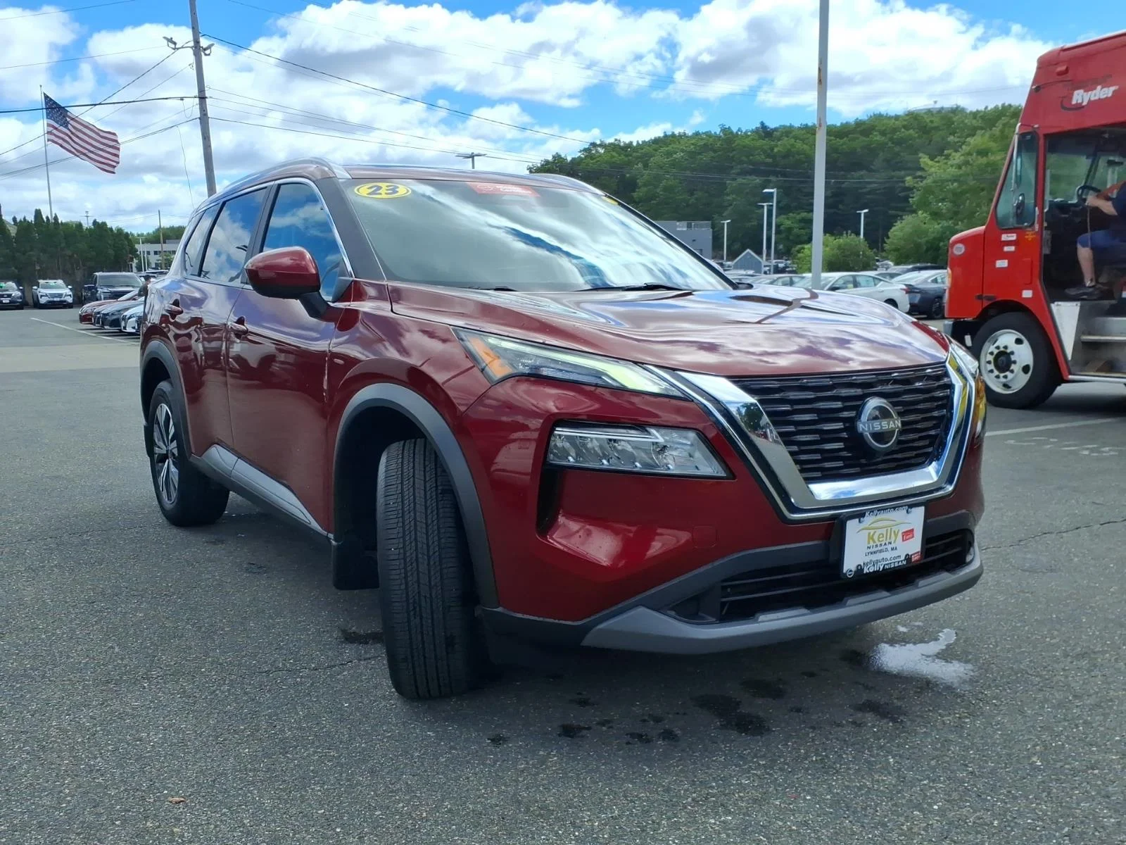Certified Used 2023 Scarlet Ember Tintcoat Nissan SV image 3
