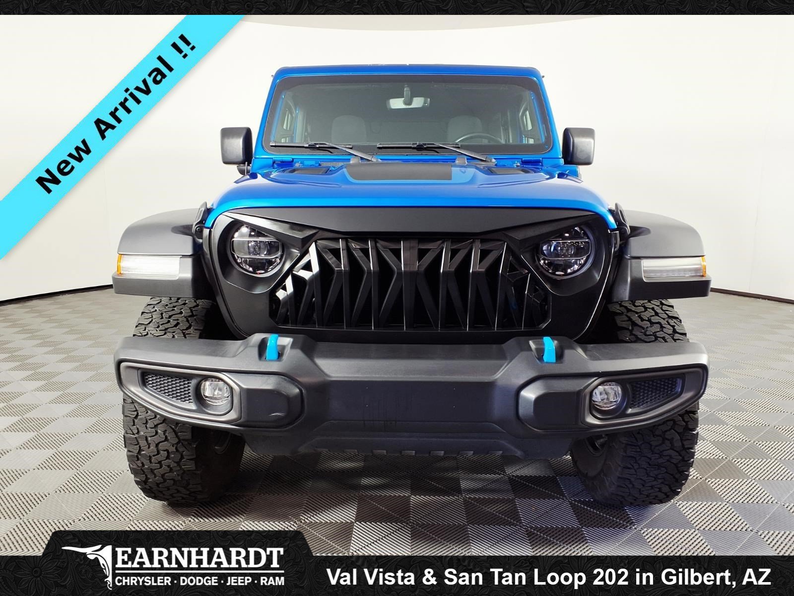 Used 2021 Hydro Blue Pearlcoat Jeep Unlimited Rubicon image 2