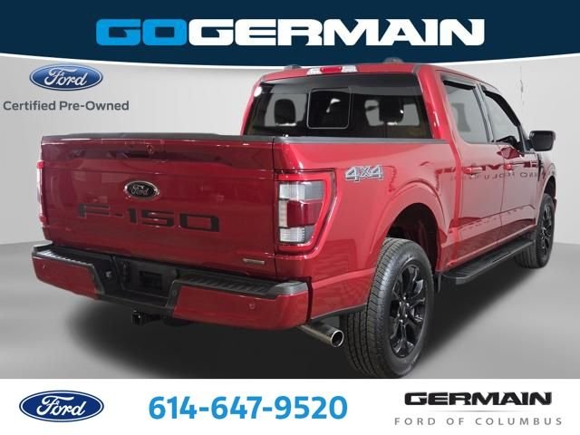 Certified Used 2022 Rapid Red Metallic Tinted Clearcoat Ford Lariat image 7