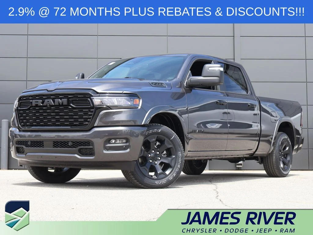 New 2026 Granite Crystal Metallic Clear-Coat Exterior Paint RAM Big Horn/Lone Star image 1