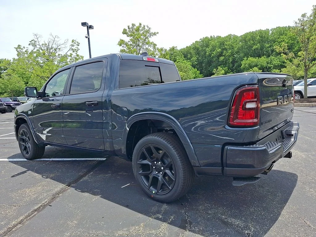 New 2026 Forged Blue Metallic Exterior Paint RAM Laramie image 3