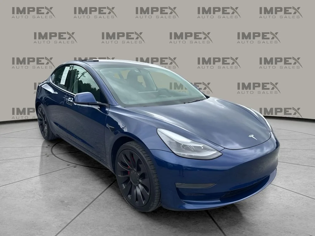 Used 2023 Blue Tesla Performance image 7