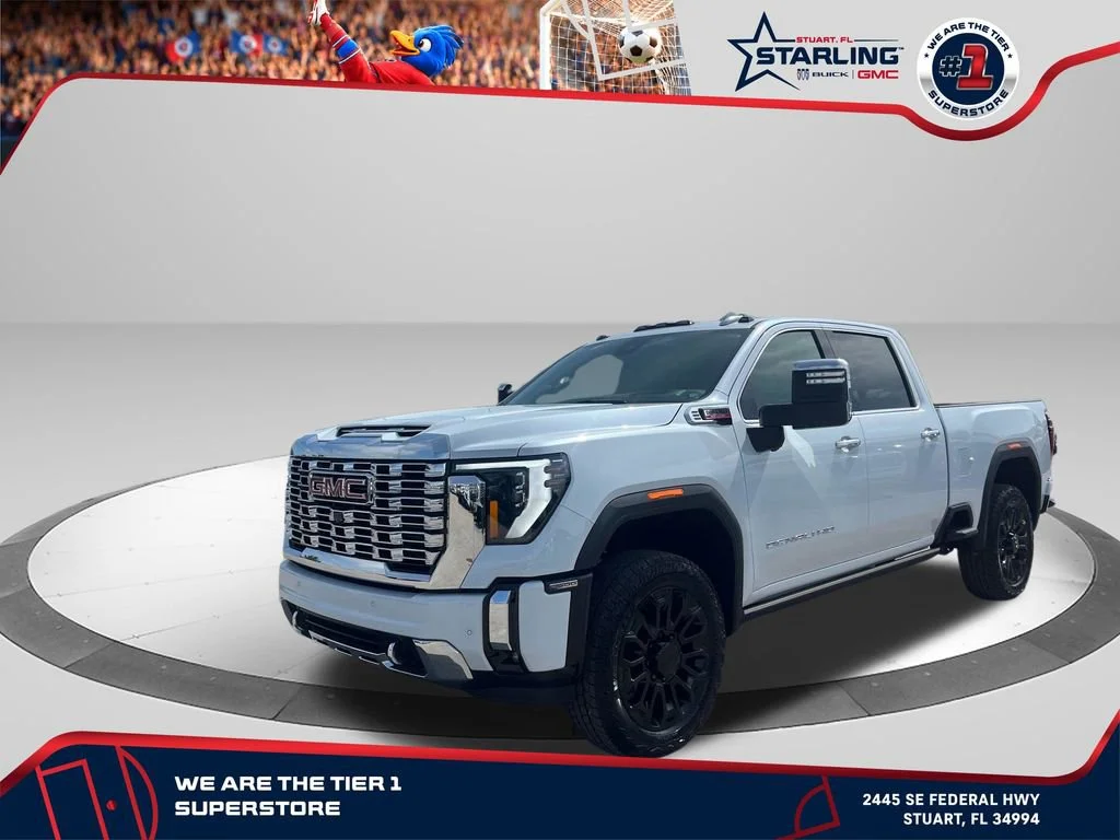 New 2026 Glacier White Tricoat GMC Denali image 1