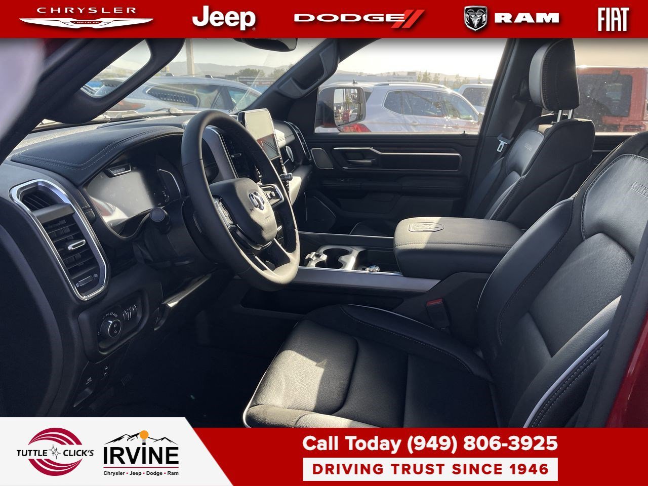 New 2026 Molten Red Pearl-Coat Exterior Paint RAM Laramie image 17