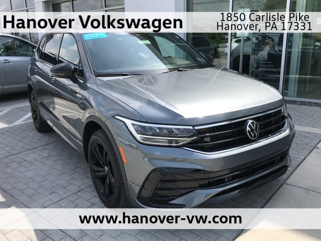 Used 2023 Platinum Gray Metallic Volkswagen SE R-Line Black image 1