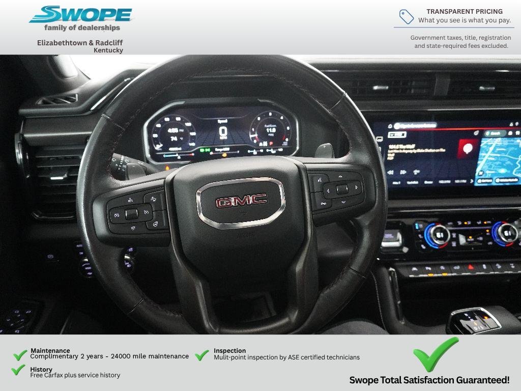 Used 2024 Onyx Black GMC AT4X image 21