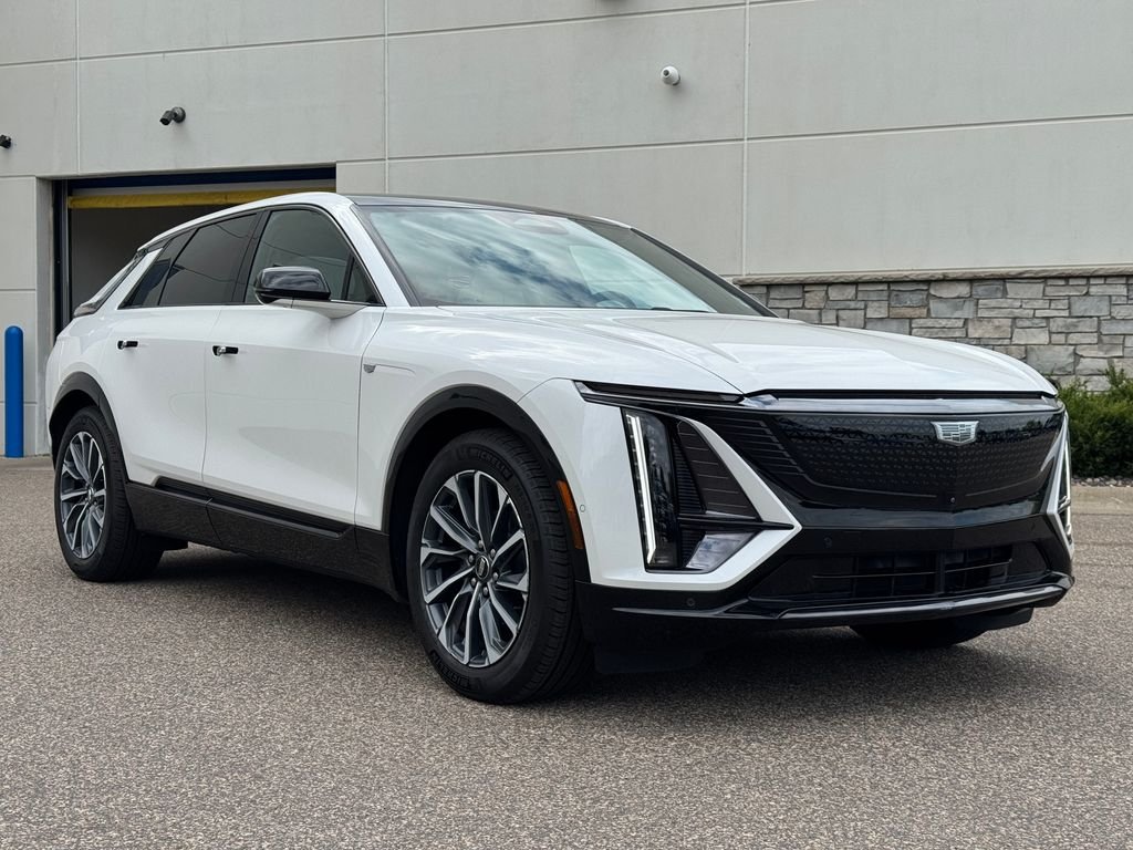 Used 2024 Crystal White Cadillac Sport image 3