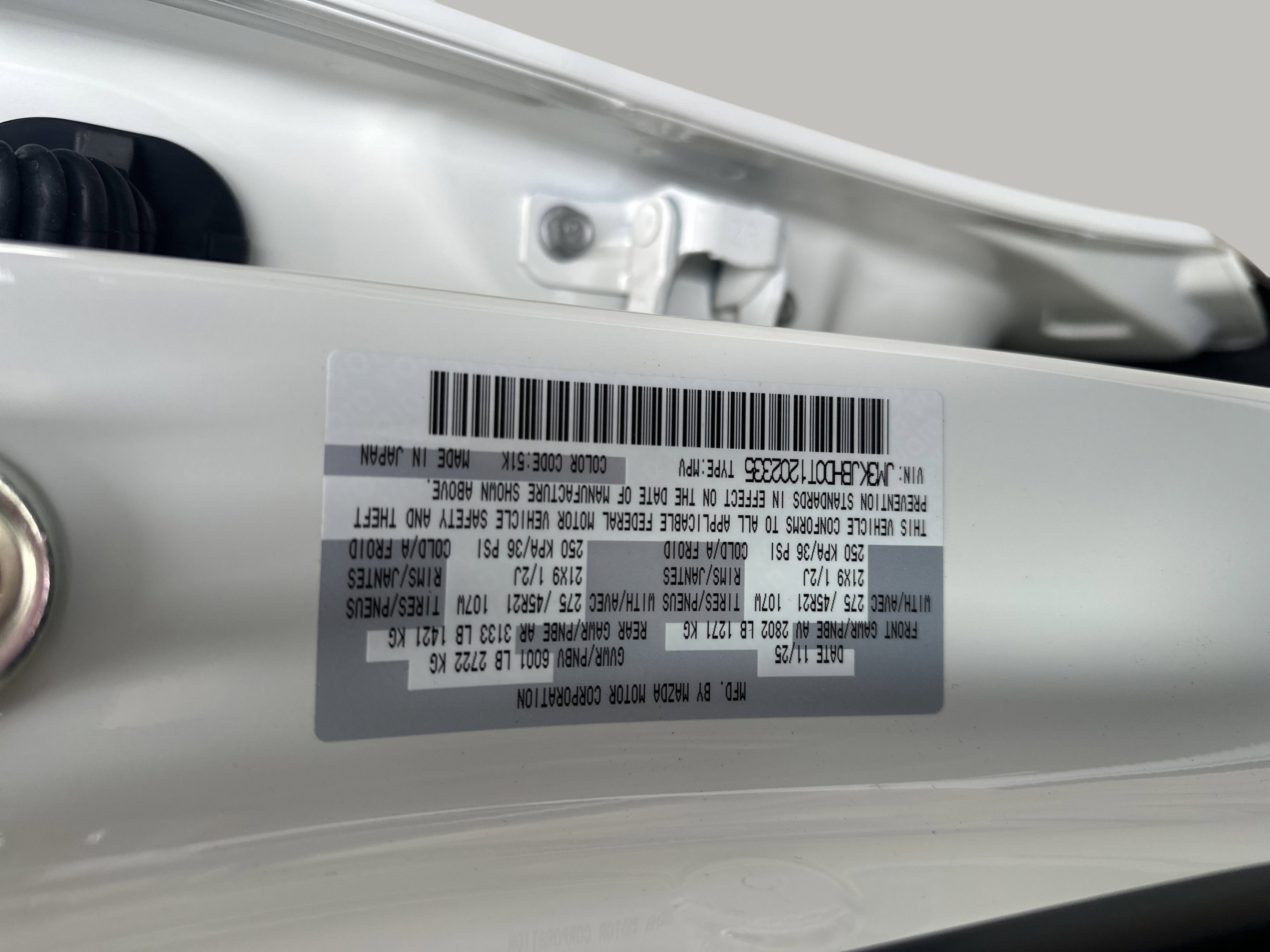 New 2026 Rhodium White Premium Mazda 3.3 Turbo Preferred AWD image 23