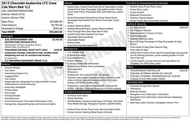 2013 Chevrolet Avalanche 4WD Avalanche LTZ's photo