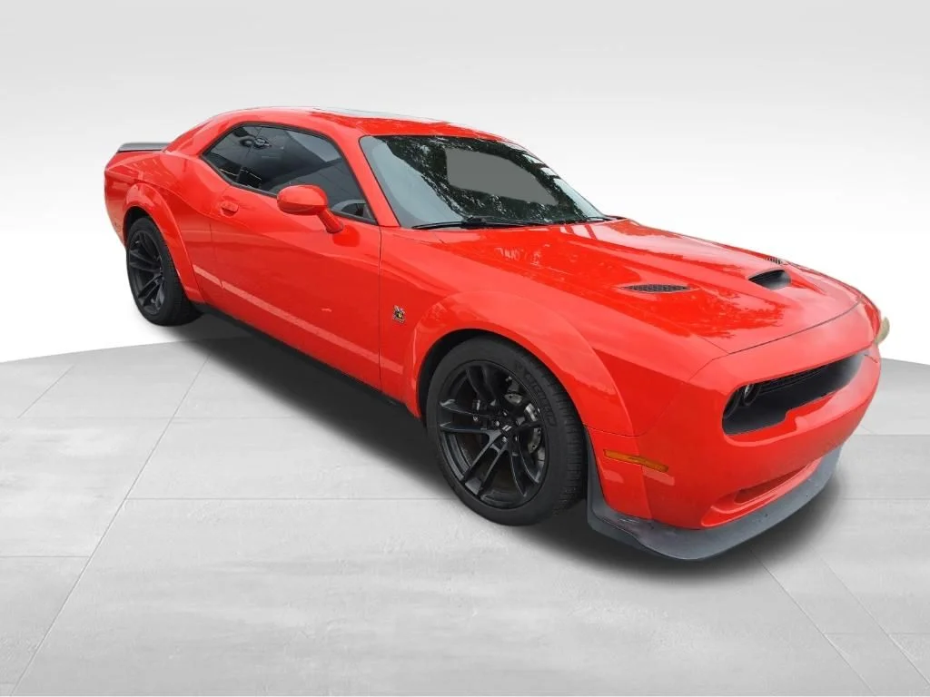 Used 2020 Orange Dodge R/T Scat Pack Widebody image 3