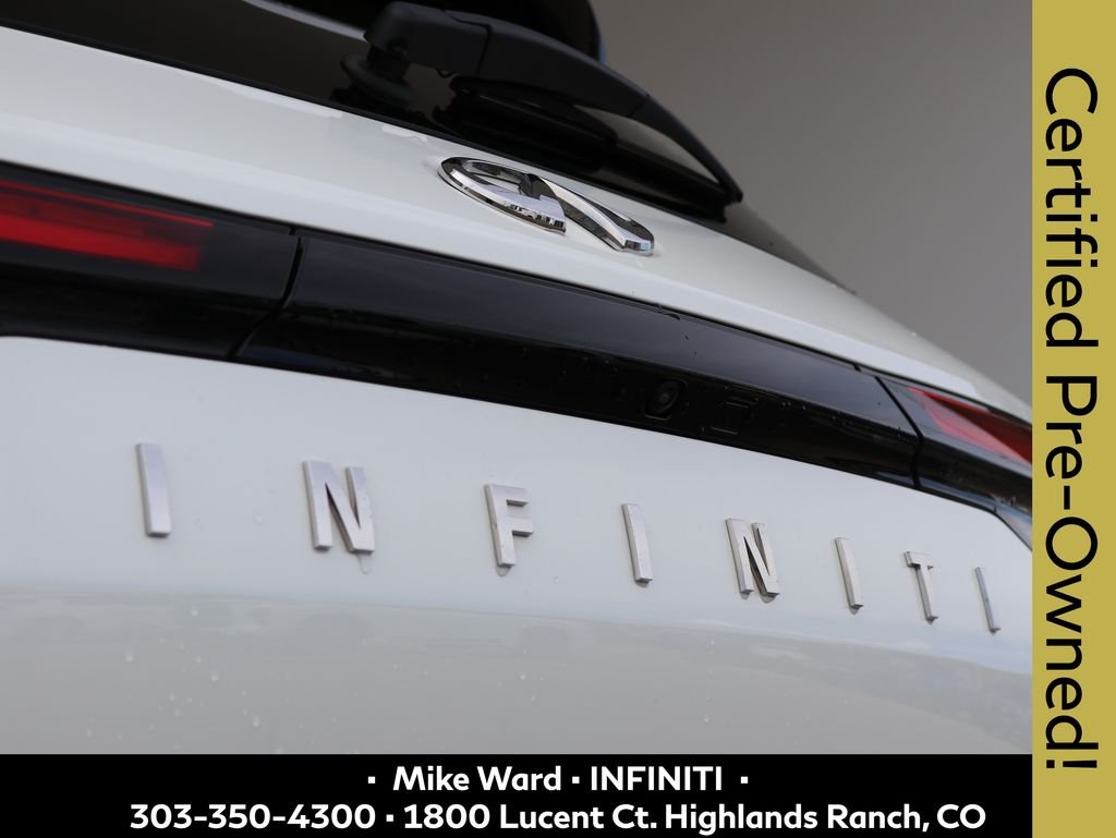 Certified Used 2023 White INFINITI LUXE image 6