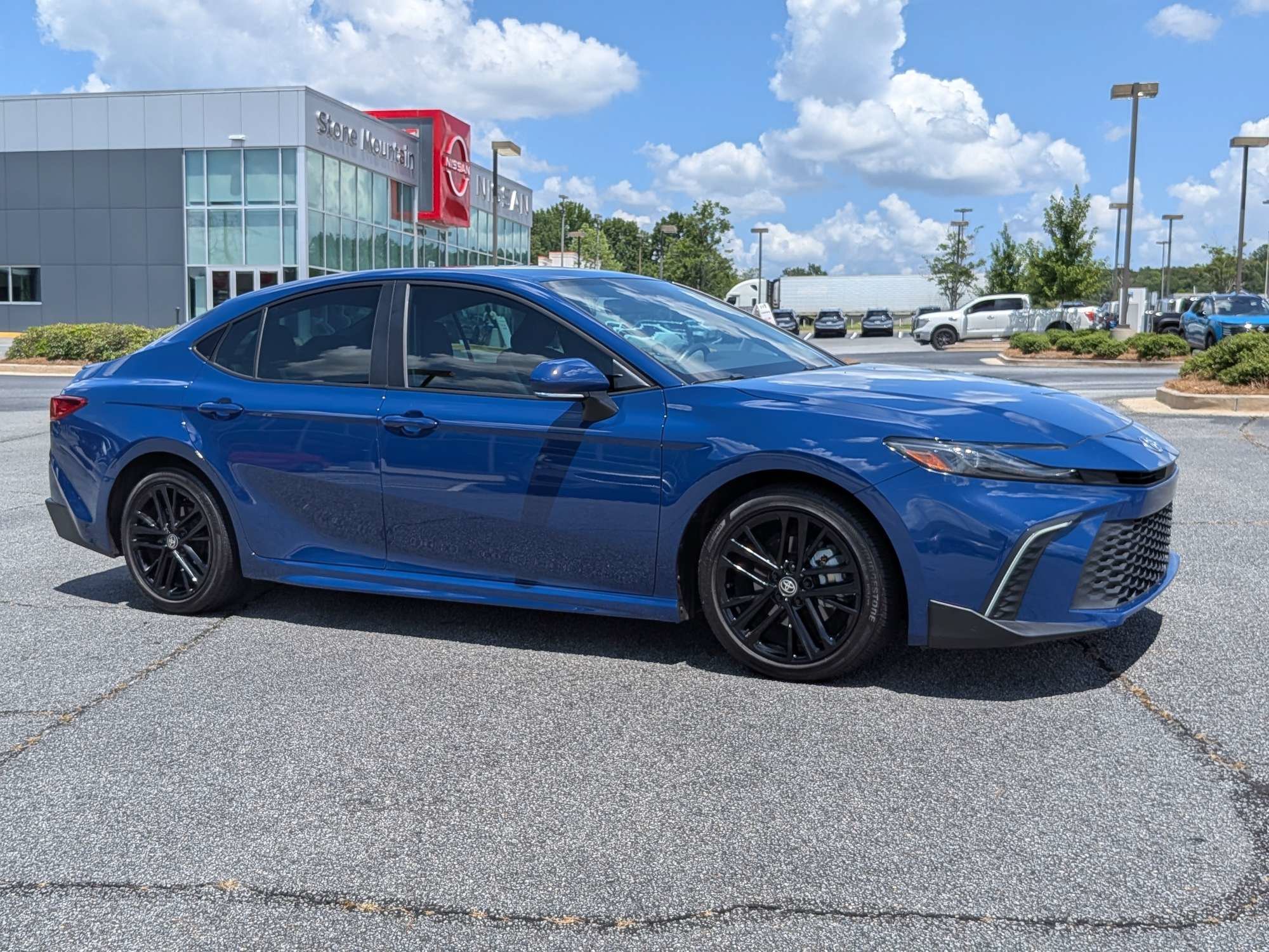Used 2025 Blue Toyota SE image 1