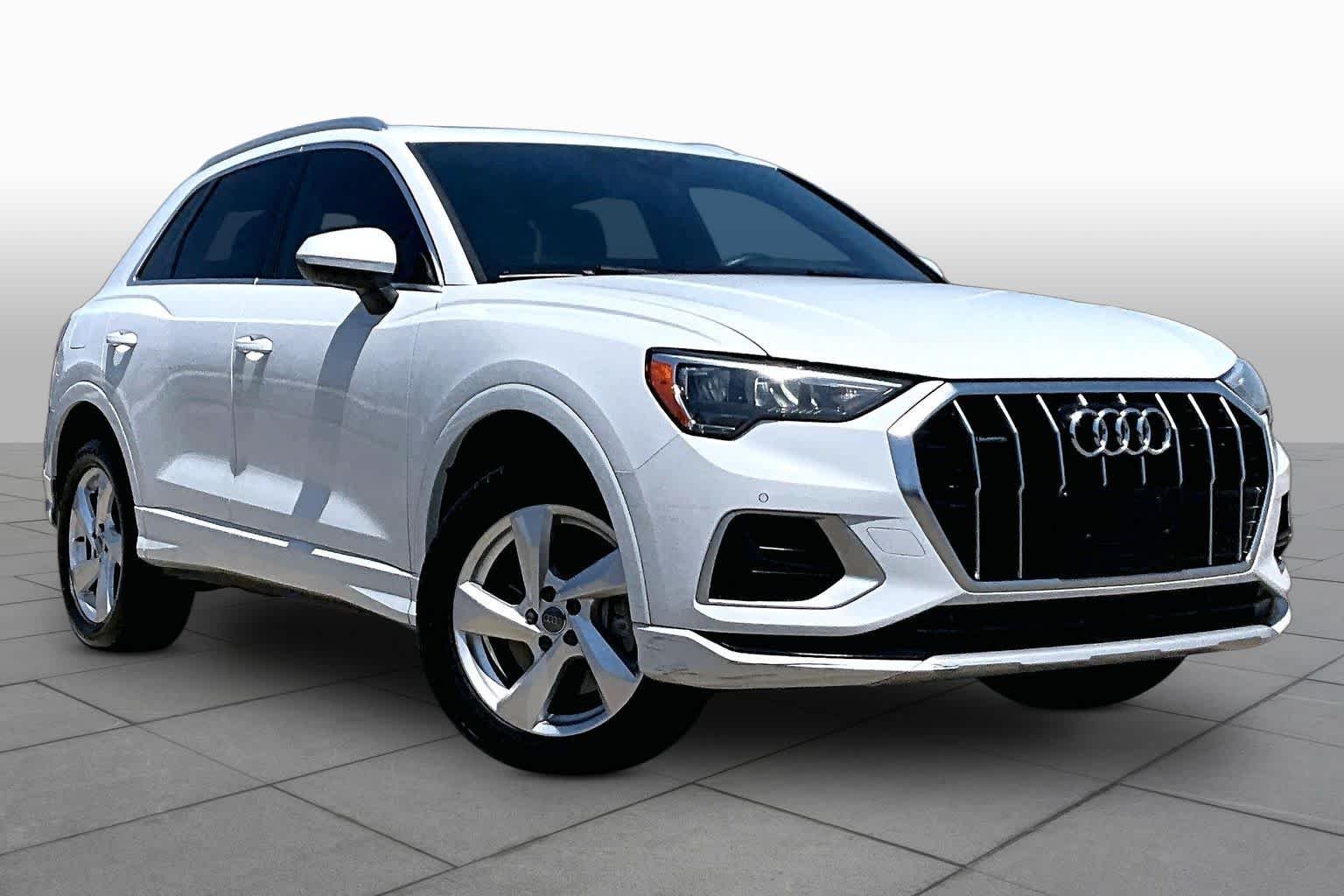 Used 2020 Glacier White Metallic Audi Premium image 3