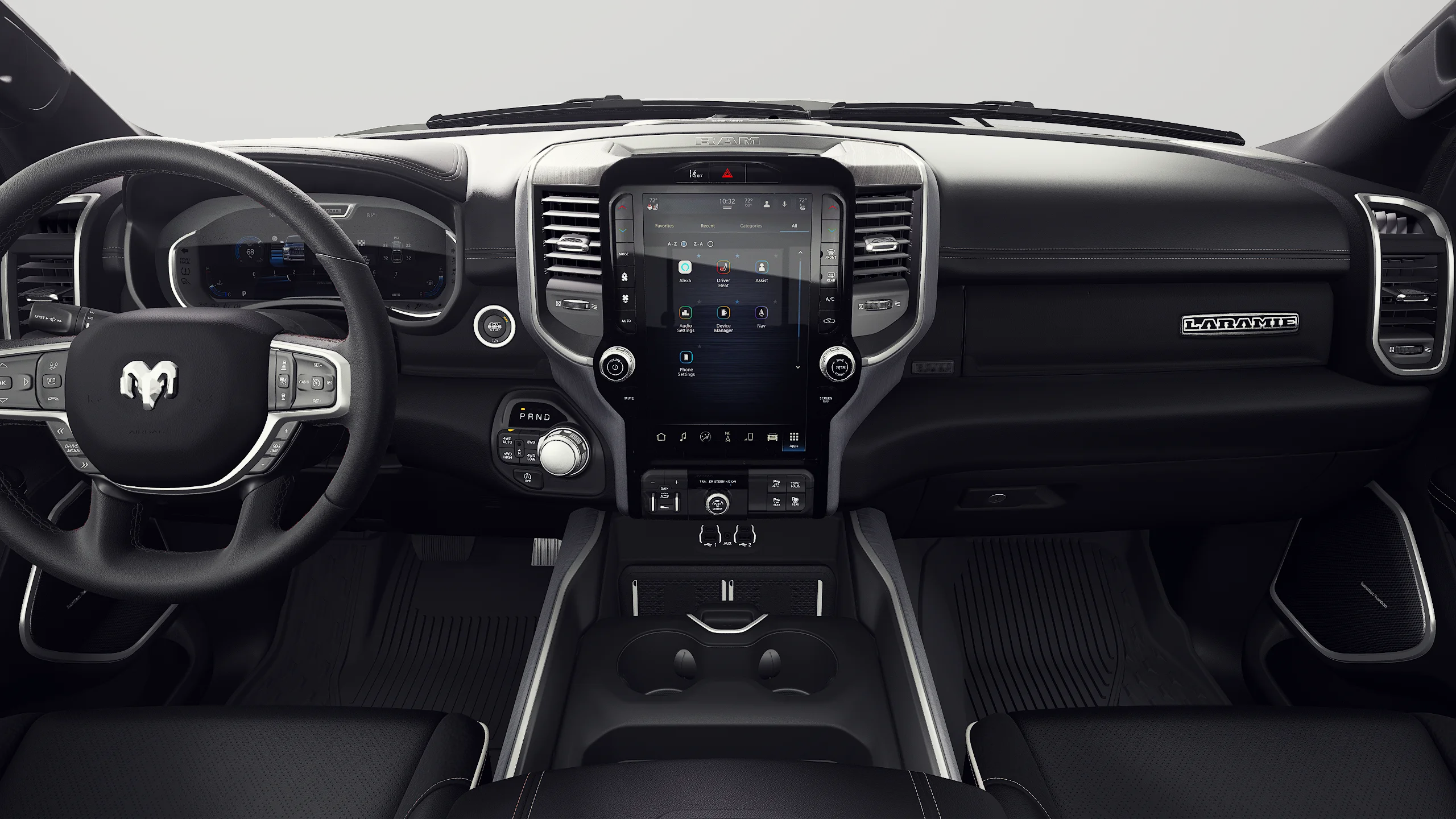 New 2027 Diamond Black Crystal Pearl-Coat Exterior Paint RAM LARAMIE image 32