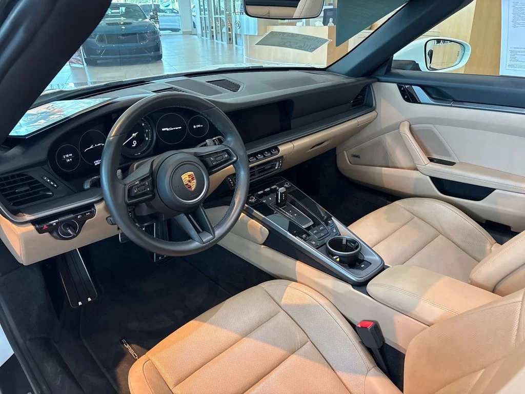 Used 2020 White Porsche Carrera image 6