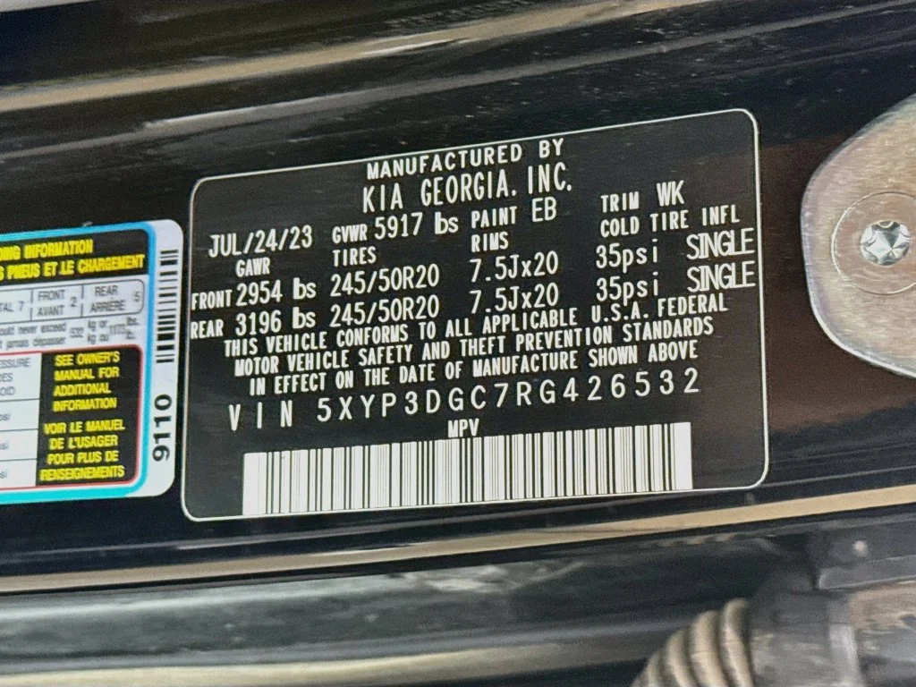 Used 2024 Black Kia EX X-Line image 45