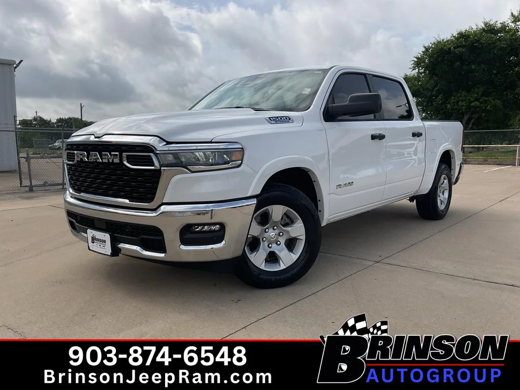 Used 2025 Bright White Clearcoat Ram Lone Star image 1