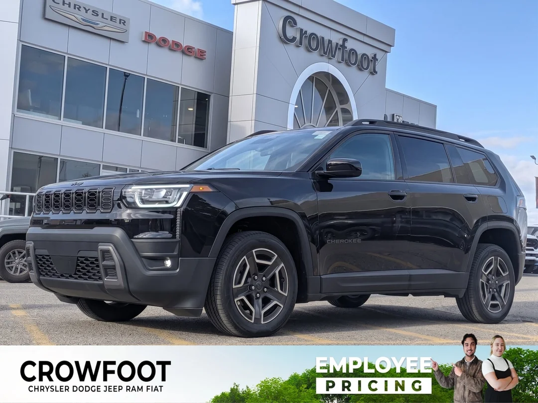 New 2026 Black Jeep Laredo - - 4x4 - 1.6L I-4 Turbo Hybrid - 12.3 Uconnect Display - Heated Seats/Steering & More! image 1