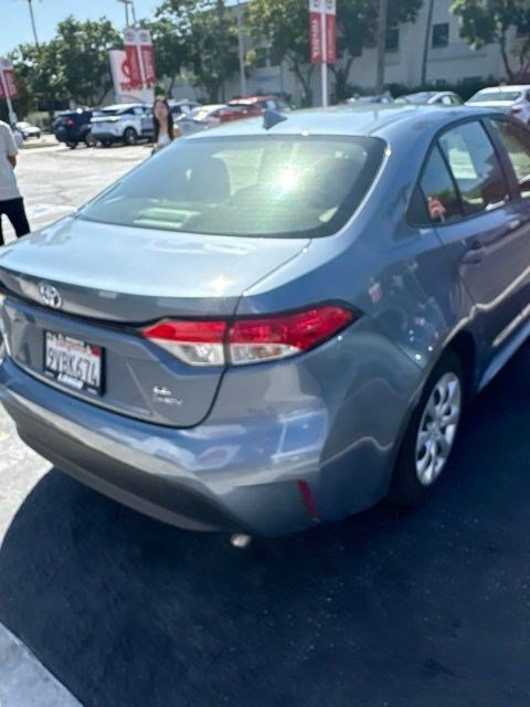 Certified Used 2025 Celestite Toyota Hybrid LE image 2