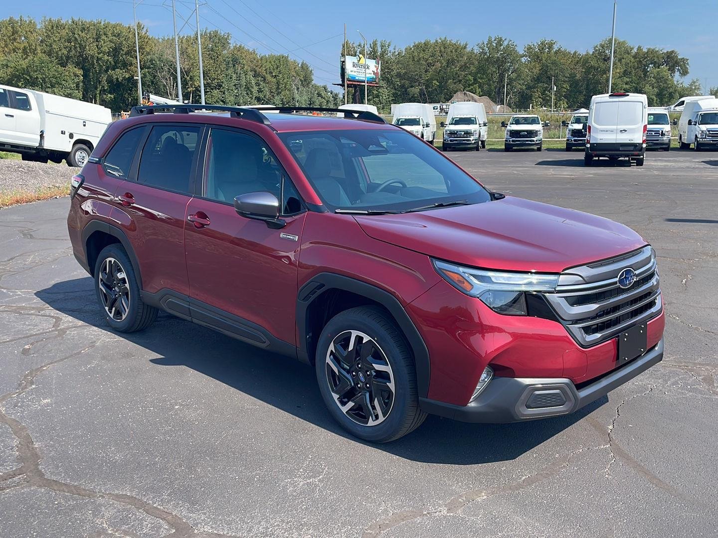 New 2026 CRIMSON RED PEARL Subaru Limited Hybrid image 7