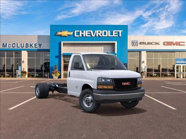 New 2026 White GMC Work Van image 1