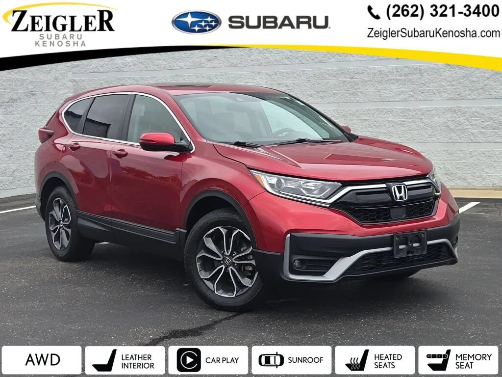 Used 2021 Radiant Red Honda EX-L image 1