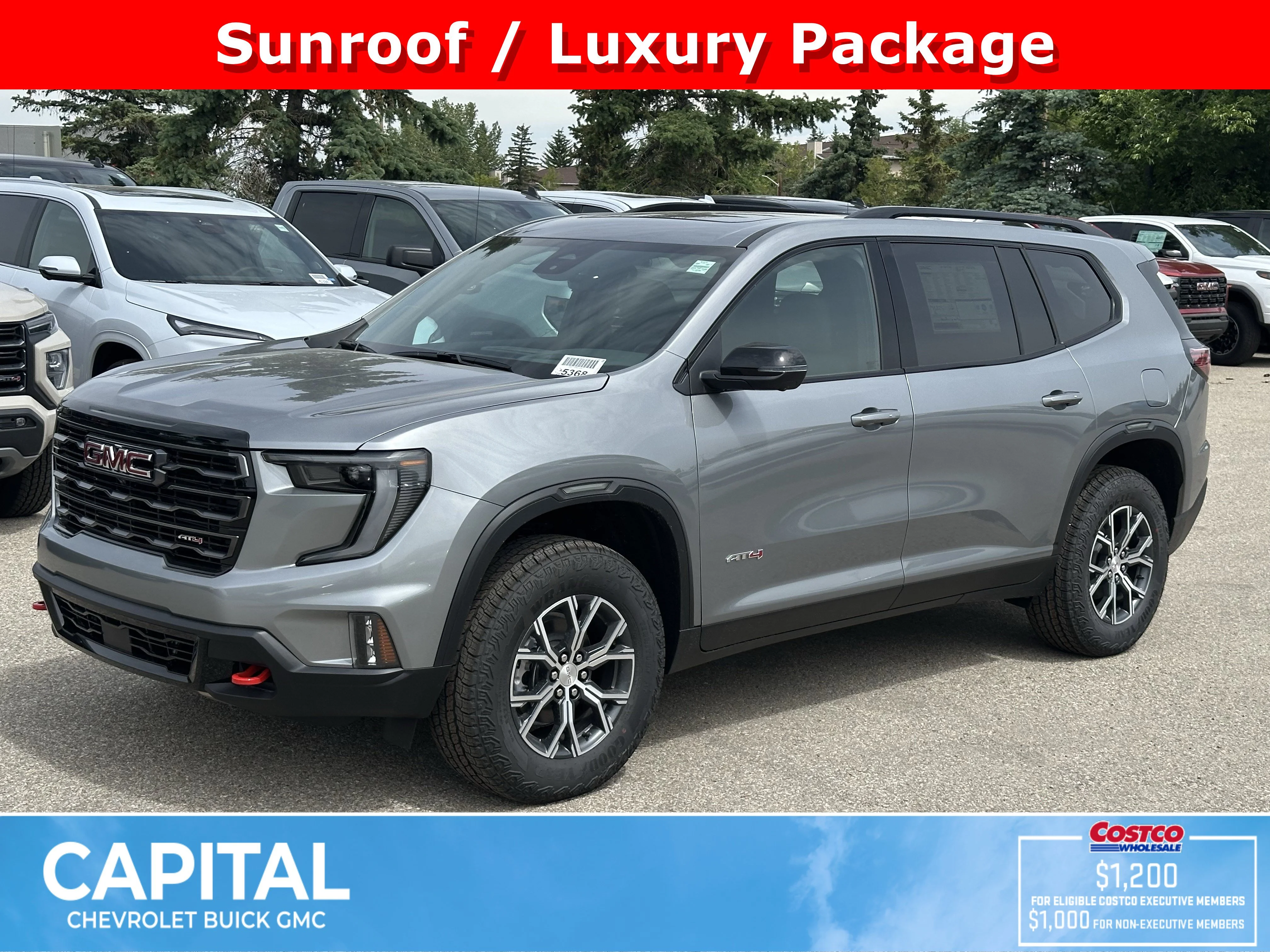 New 2026 Sterling Metallic GMC AT4 image 1