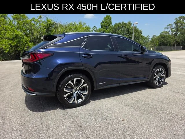 Certified Used 2021 Blue Lexus 450h image 3