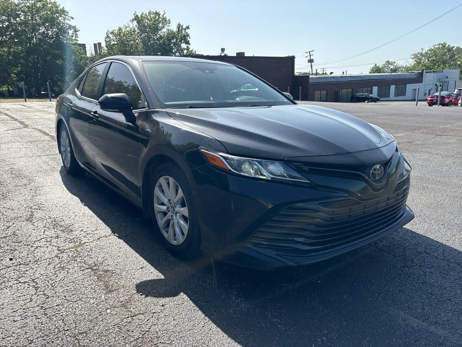 Used 2019 Midnight Black Metallic Toyota LE image 16