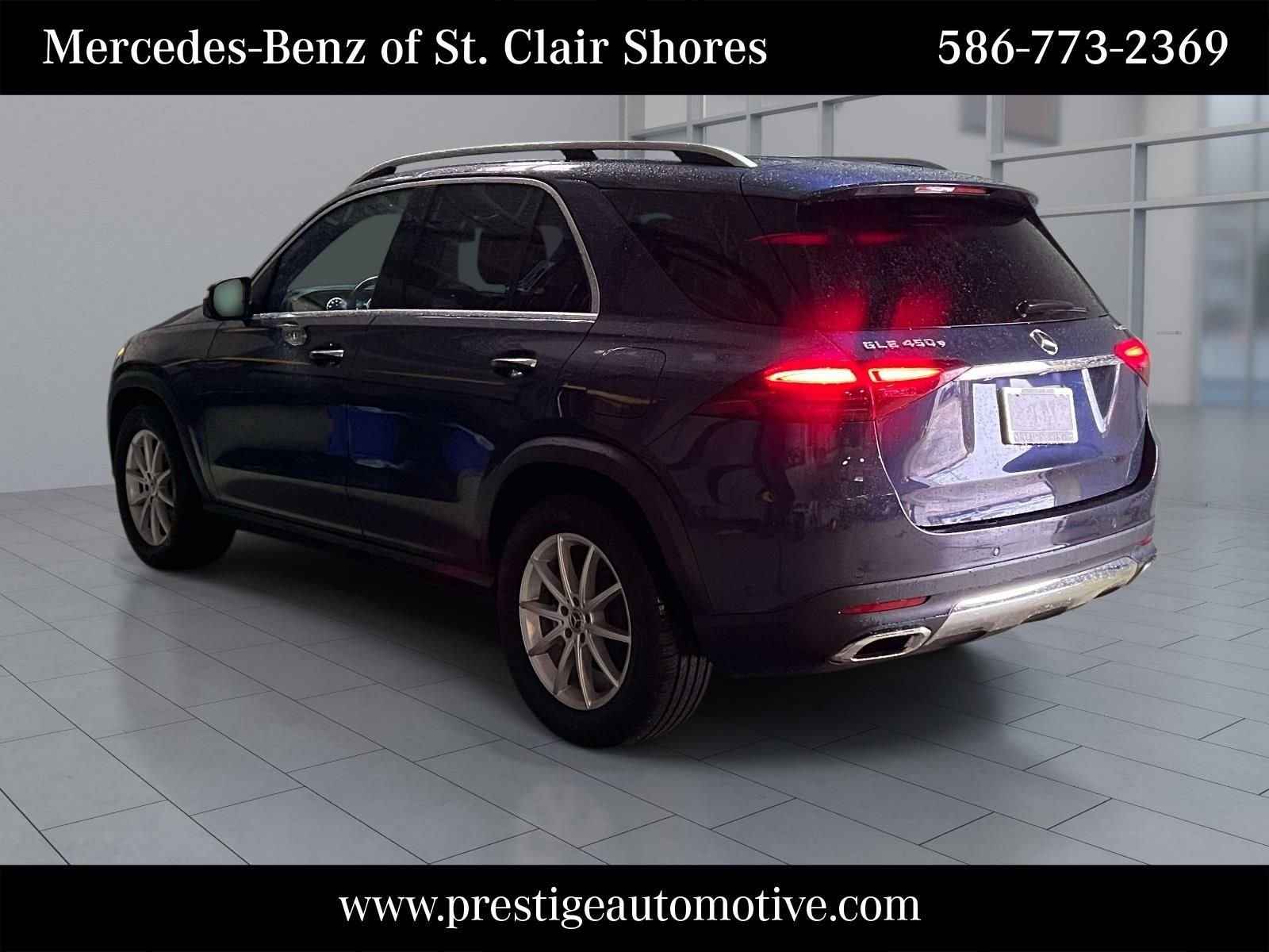 Certified Used 2024 Blue Mercedes-Benz GLE 450e image 3
