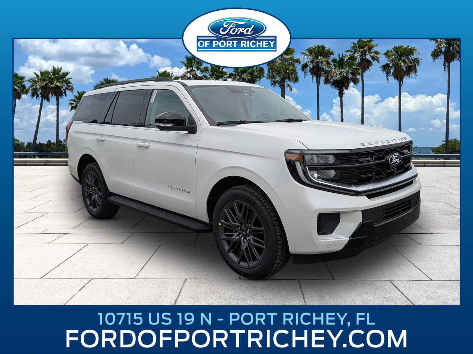 New 2027 Star White Metallic Tri-Coat Ford Platinum image 1