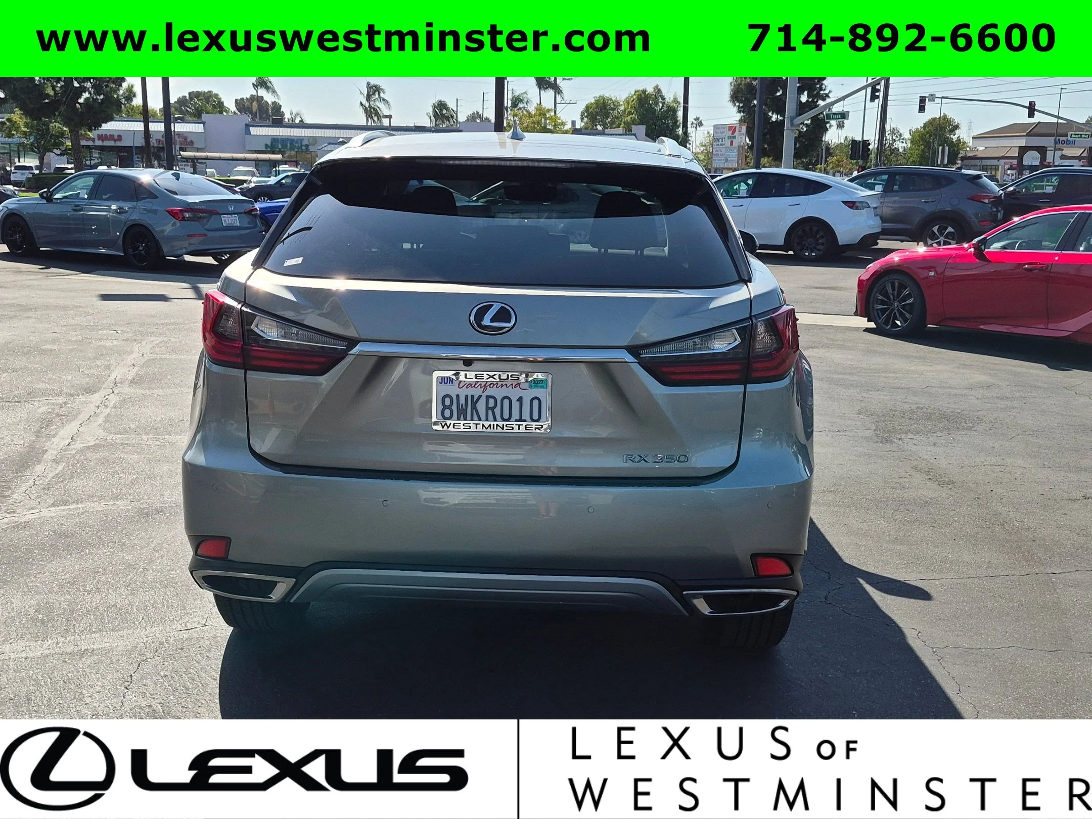 Used 2021 Silver Lexus RX 350 image 9
