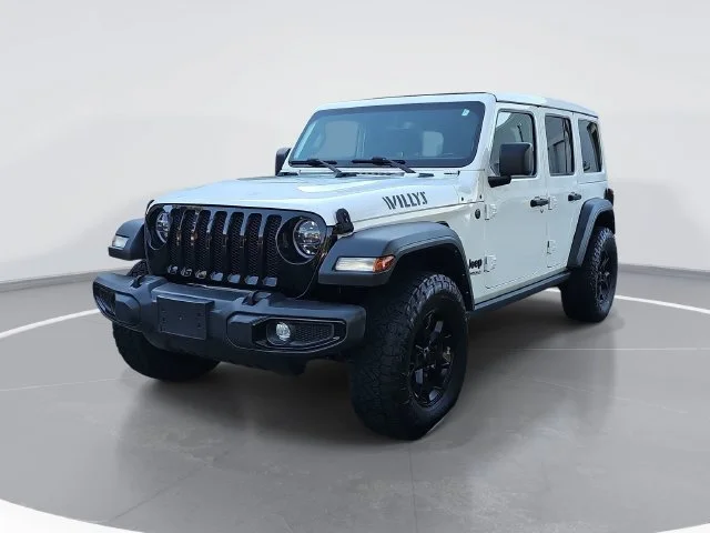 Used 2021 White Jeep Unlimited Willys image 7