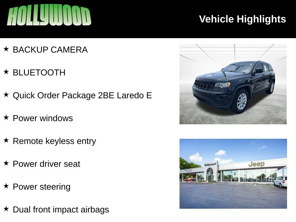 Used 2021 Black Jeep Laredo E image 3