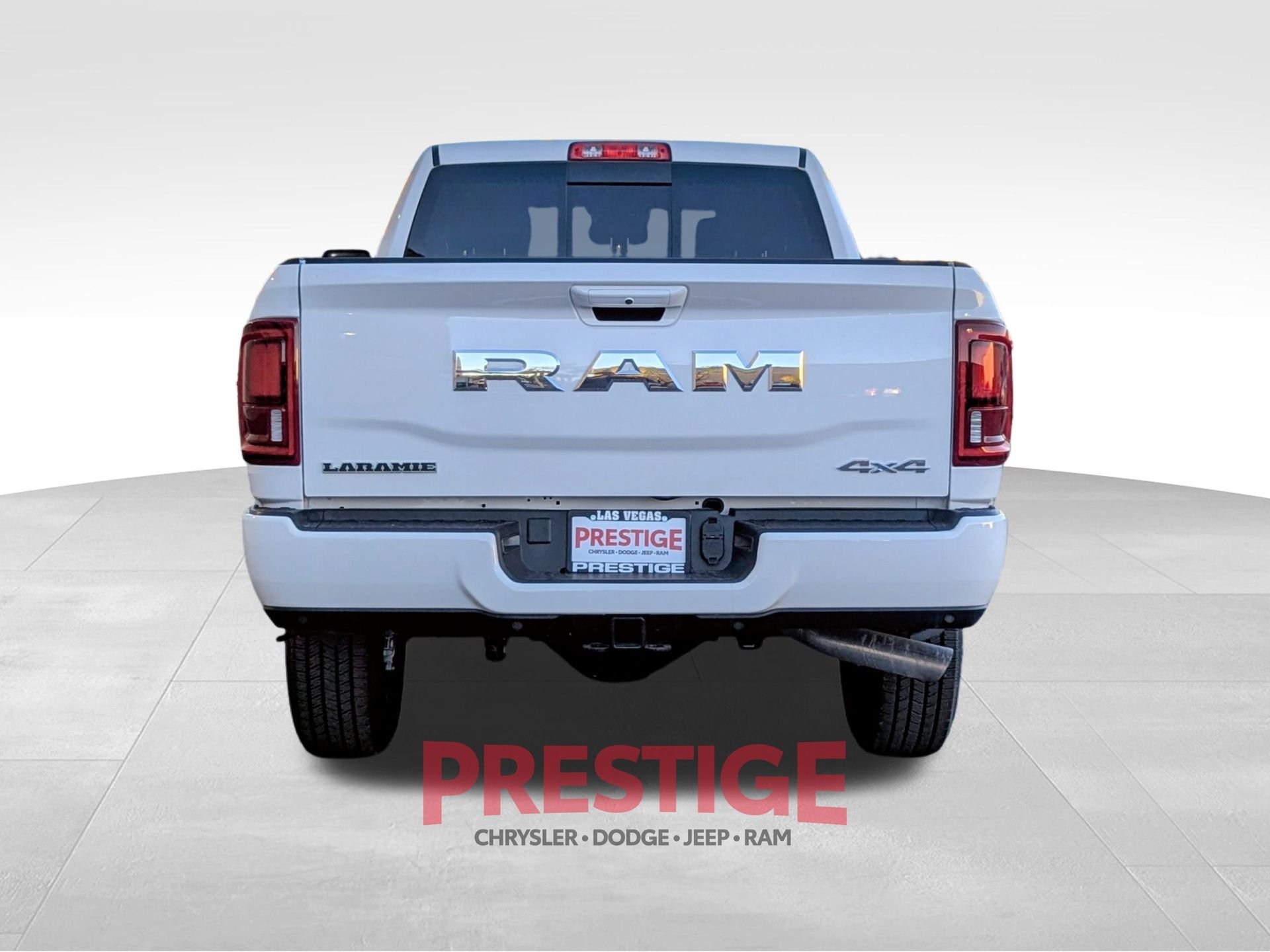 New 2026 Bright White Clear-Coat Exterior Paint RAM Laramie image 6